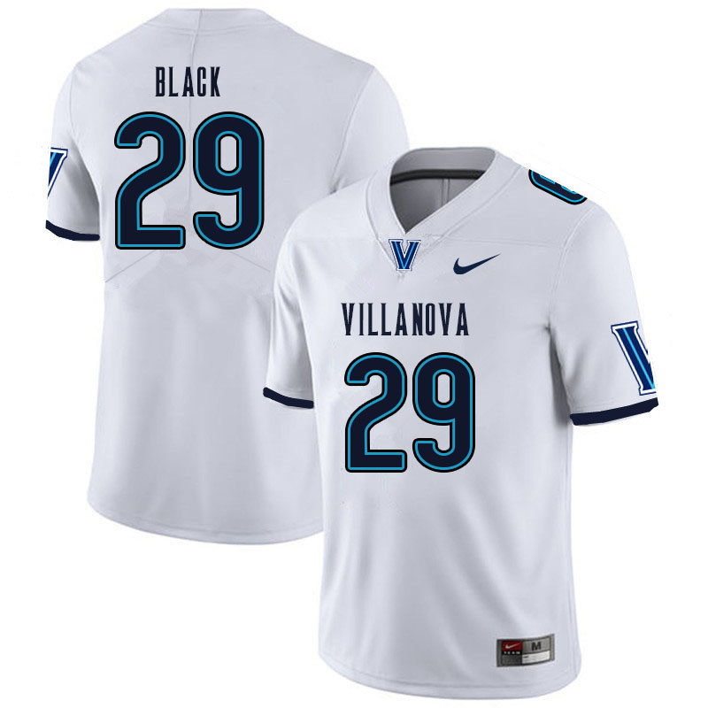 Men #29 Amin Black Villanova Wildcats College Football Jerseys Sale-White